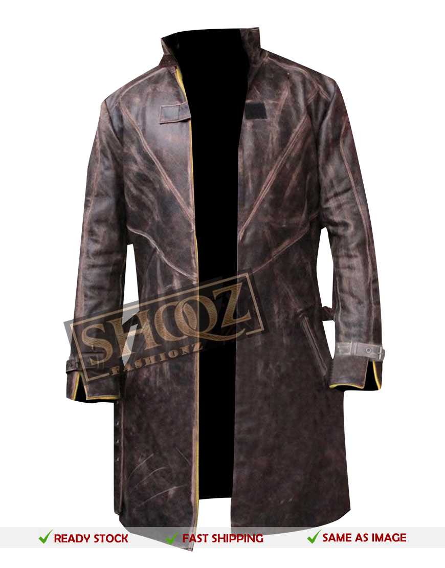 Watch Dogs Aiden Pearce Distressed Brown Coat